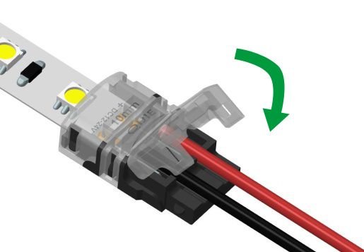 Connecteur ruban LED 10mm – Certifié 2 Broches IP20 10 Connecteur ruban LED 10mm – Certifié 2 Broches IP20
