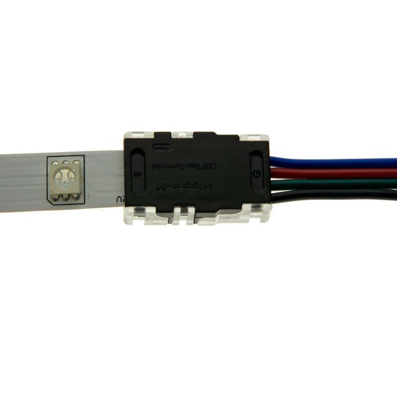 Connecteur ruban LED RGB 10mm – Certifié 4 Broches IP20 2 Connecteur ruban LED RGB 10mm – Certifié 4 Broches IP20