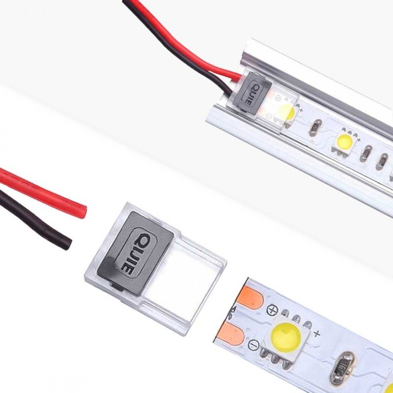 Connecteur ruban LED 8mm – Professionnel – 2 broches IP20 4 Connecteur ruban LED 8mm – Professionnel – 2 broches IP20