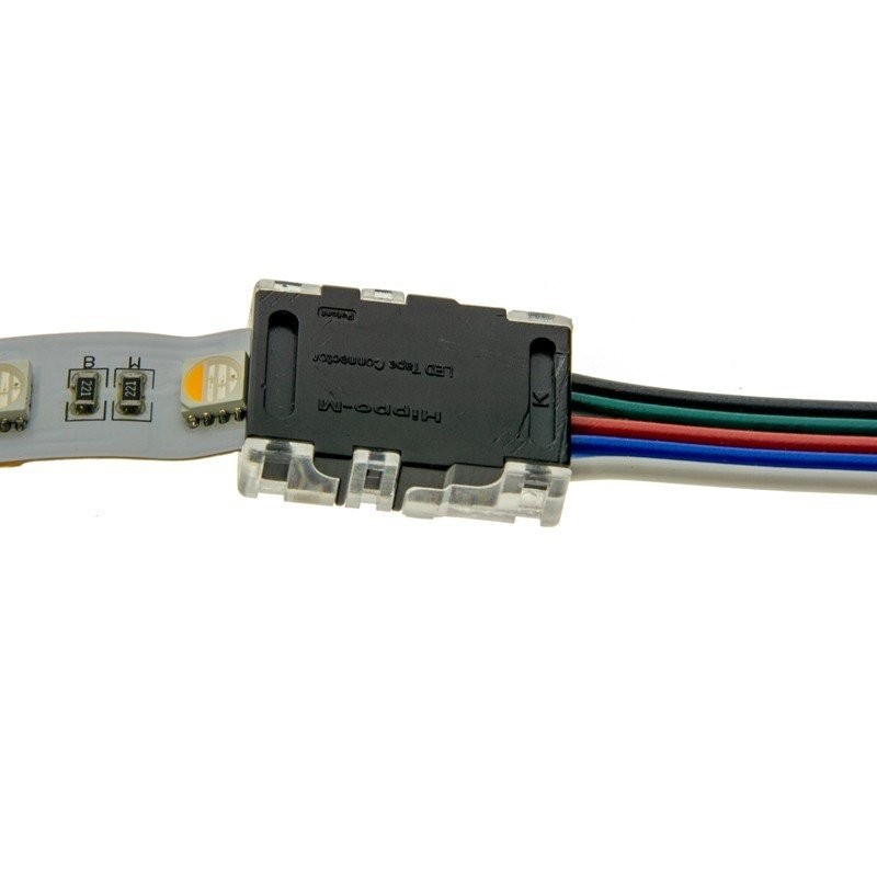 Connecteur ruban LED RGBW 12mm – Certifié 5 Broches IP20 2 Connecteur ruban LED RGBW 12mm – Certifié 5 Broches IP20