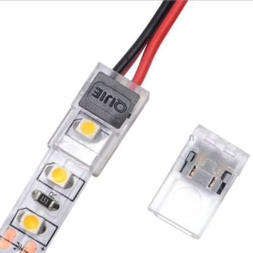 Connecteur ruban LED 10mm – Certifié – Clip 2 broches