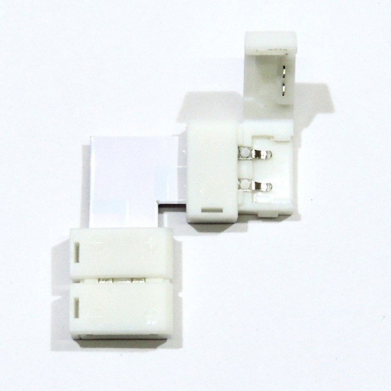 Connecteur d'angle ruban à ruban LED 10mm 90º 1 Connecteur angle ruban LED 10mm – Ultra 90° – IP20 Certifié-edispower