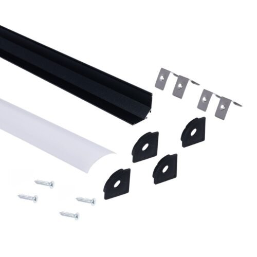 Profilé angle LED 20x20mm – Ultra – Surface 2 m