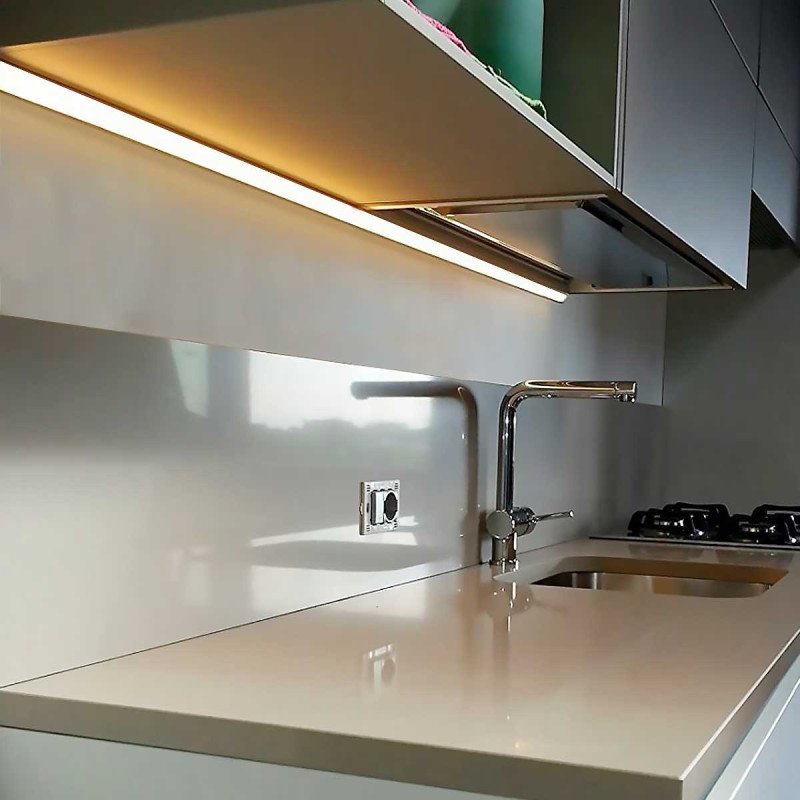 Profilé angle LED 16x16mm – Ultra – Éclairage 45° 5 Profilé angle LED 16x16mm – Ultra – Éclairage 45°