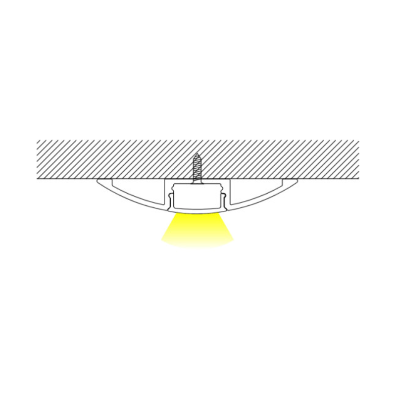 Profilé aluminium LED 58x9mm – Ultra – Surface 2m 4 Profilé aluminium LED 58x9mm – Ultra – Surface 2m – Image 4