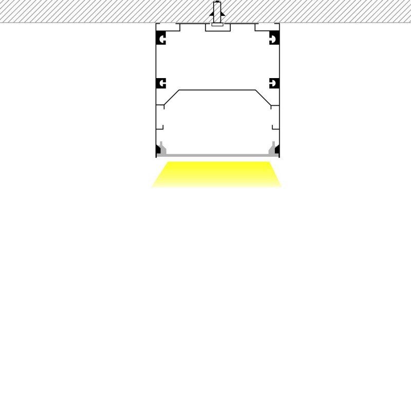 Profilé ruban LED 17x8mm – Ultra – Surface 2 m 14 Profilé ruban LED 17x8mm – Ultra – Surface 2 m