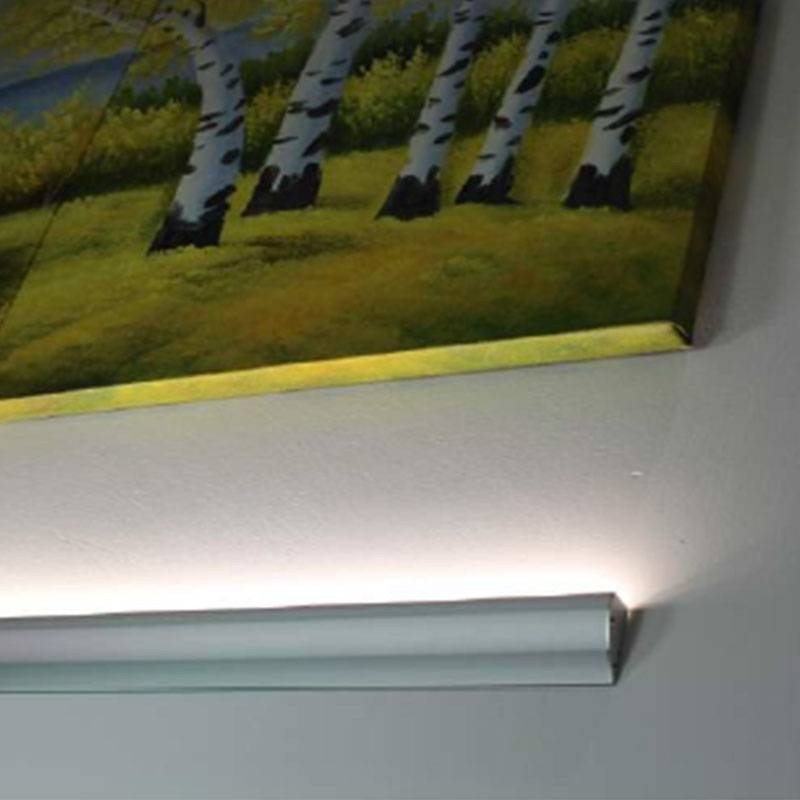 Profilé aluminium LED lèche-mur 18x44 mm – Professionnel – Éclairage mural 2 Profilé aluminium LED lèche-mur 18x44 mm – Professionnel – Éclairage mural – Image 2