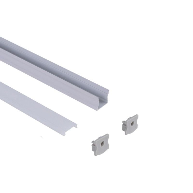 Profilé LED de surface 17x14mm – Kit complet Garanti – 1 m 1 Profilé LED de surface 17x14mm – Kit complet Garanti – 1 m-thumb