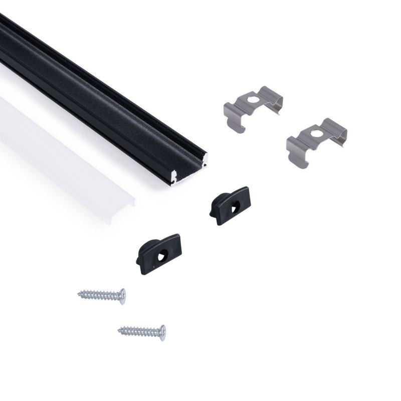Profilé ruban LED 17x8mm – Kit complet Ultra – Surface 1 Profilé ruban LED 17x8mm – Kit complet Ultra – Surface-1