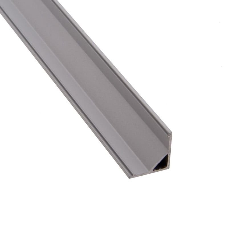 Profilé aluminium d'angle 45° 16x16 mm – Robuste – Pour ruban LED 3 Profilé aluminium d'angle 45° 16x16 mm – Robuste – Pour ruban LED – Image 3