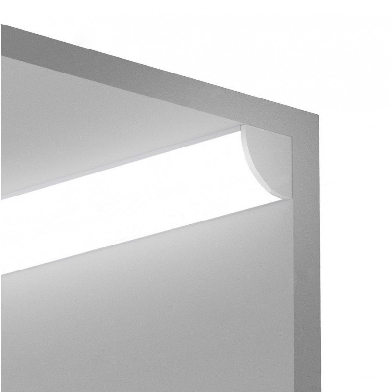 Profilé aluminium d'angle 45° 16x16 mm – Robuste – Pour ruban LED 6 Profilé aluminium d'angle 45° 16x16 mm – Robuste – Pour ruban LED – Image 6