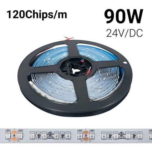 Ruban LED 24V 18W – Ultra 120 LED/m – Éclairage Couleur