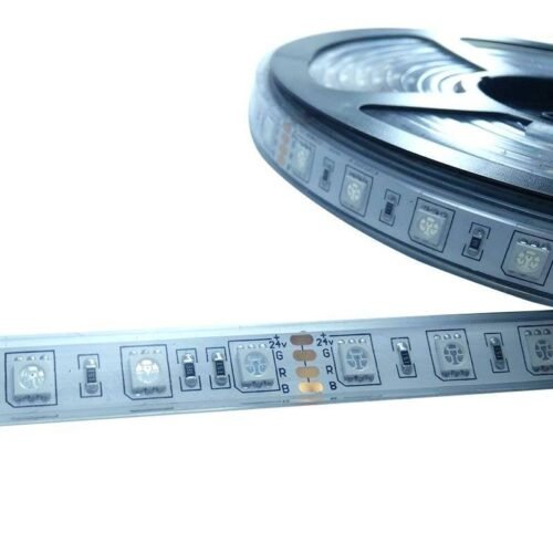 Ruban LED RGB 24V 72W – IP67 Professionnel – Extérieur