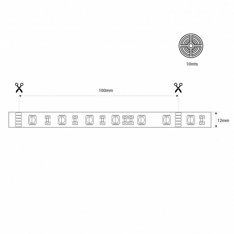 Ruban LED RGBW Submersible 24V – 14,4W Ultra – IP68 Piscine 11 Ruban LED RGBW Submersible 24V – 14,4W Ultra – IP68 Piscine – Image 11