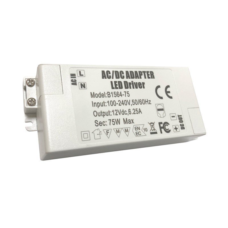 Alimentation 12V DC 75W 6.25A 100-240V 1 Alimentation 12V DC 75W 6.25A 100-240V