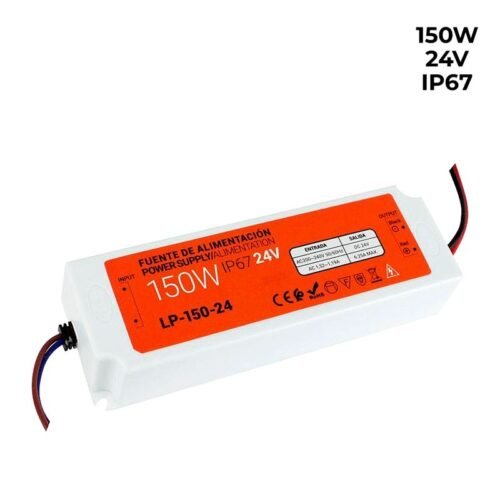 Transformateur 24V 150W compact – Étanche IP67