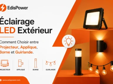 Accueil 50 Éclairage LED Extérieur : Comment Choisir entre Projecteur, Applique, Borne et Guirlande ?