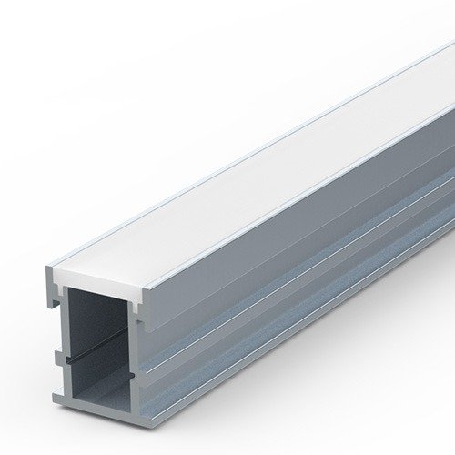 Profilé aluminium sol LED 21×26 mm – Professionnel – IP44