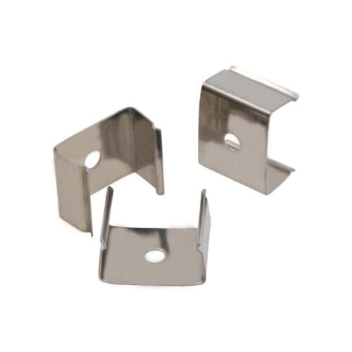 Agrafe métallique profilé 8×12 – Fixation Professionnelle – LED