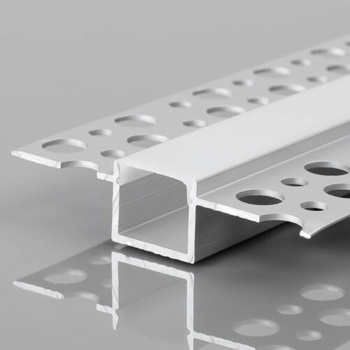 Accueil 23 Profilé Aluminium Ruban LED 9x15mm – Encastré Sans Rebord Professionnel – 2m