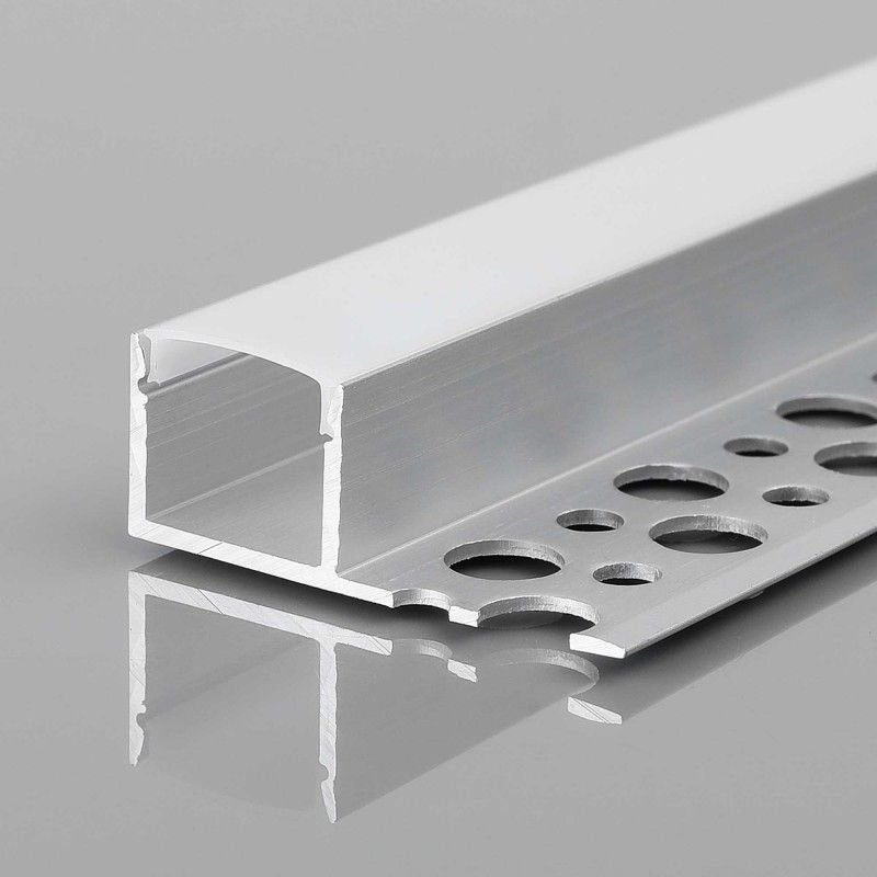 Profilé Aluminium Ruban LED 11x20mm – Encastré Sans Rebord Professionnel – 2m 1 Profilé Aluminium Ruban LED 11x20mm – Encastré Sans Rebord Professionnel – 2m