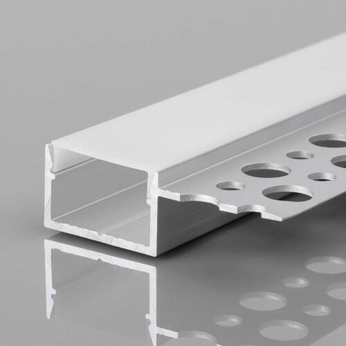 Profilé LED encastrable 9x20mm – Ultra – Plaque de plâtre