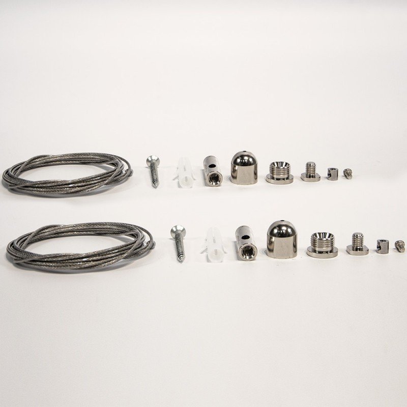 Câble Suspension Profil Aluminium 20x27mm – Professionnel – Kit x2 1 Câble Suspension Profil Aluminium 20x27mm – Professionnel – Kit x2