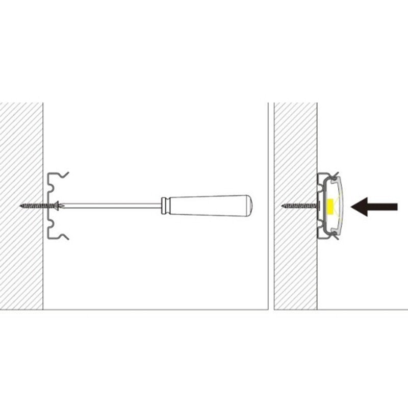 Clip Fixation Profilé LED 18x12 – Métal Professionnel – Pose Mur/Plafond 2 Clip Fixation Profilé LED 18x12 – Métal Professionnel – Pose Mur/Plafond – Image 2