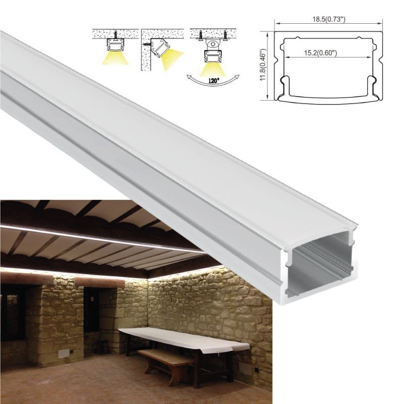 Clip Fixation Profilé LED 18x12 – Métal Professionnel – Pose Mur/Plafond 4 Clip Fixation Profilé LED 18x12 – Métal Professionnel – Pose Mur/Plafond – Image 4