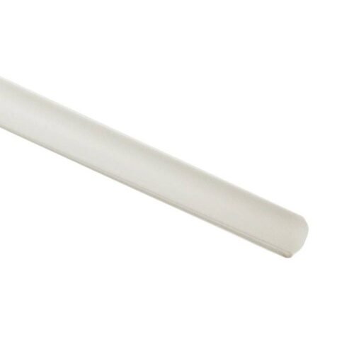 Diffuseur profilé LED 16x16mm – Courbé Glacé – Angle 45°
