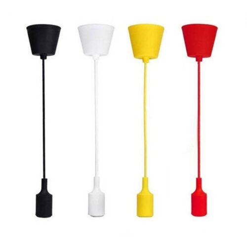 Lampe suspendue en silicone – E27 – 4 finitions
