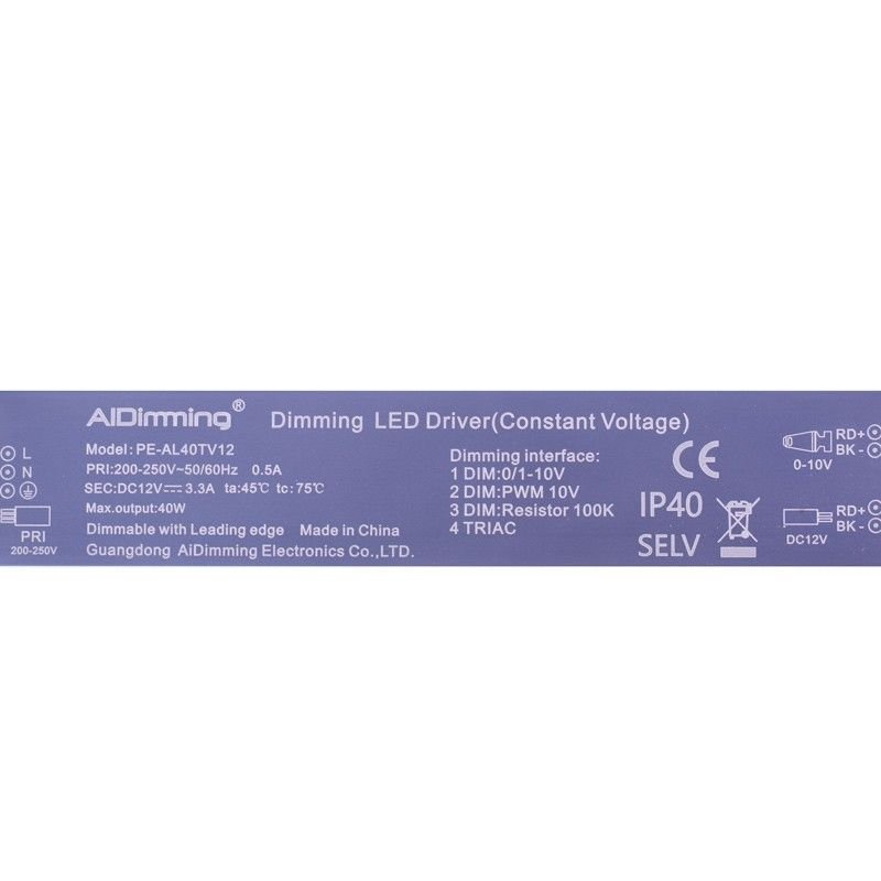 Alimentation LED 12V 40W – TRIAC Puissante 2 Alimentation LED 12V 40W – TRIAC Puissante – Image 2