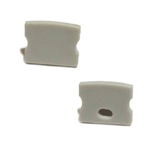 Embout profilé aluminium 17×15 – Professionnel – Finition LED