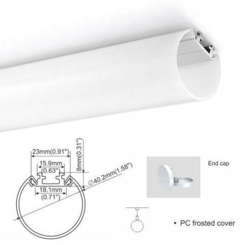 Embouts profilé aluminium 23x8mm – Ultra – 2 unités 2 Embouts profilé aluminium 23x8mm – Ultra – 2 unités – Image 2