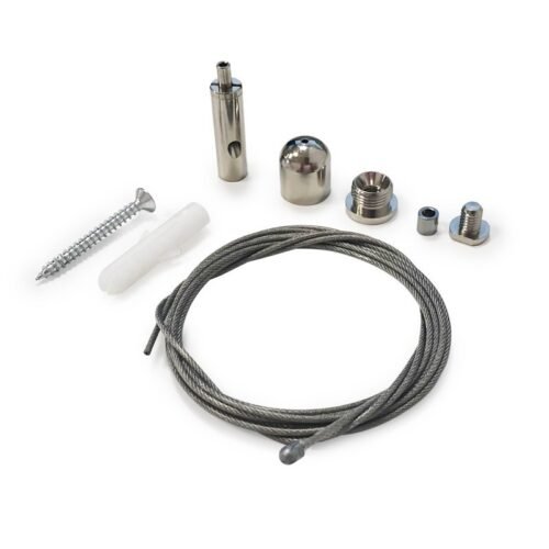Kit suspension profilé LED 23x8mm – Professionnel – 2m