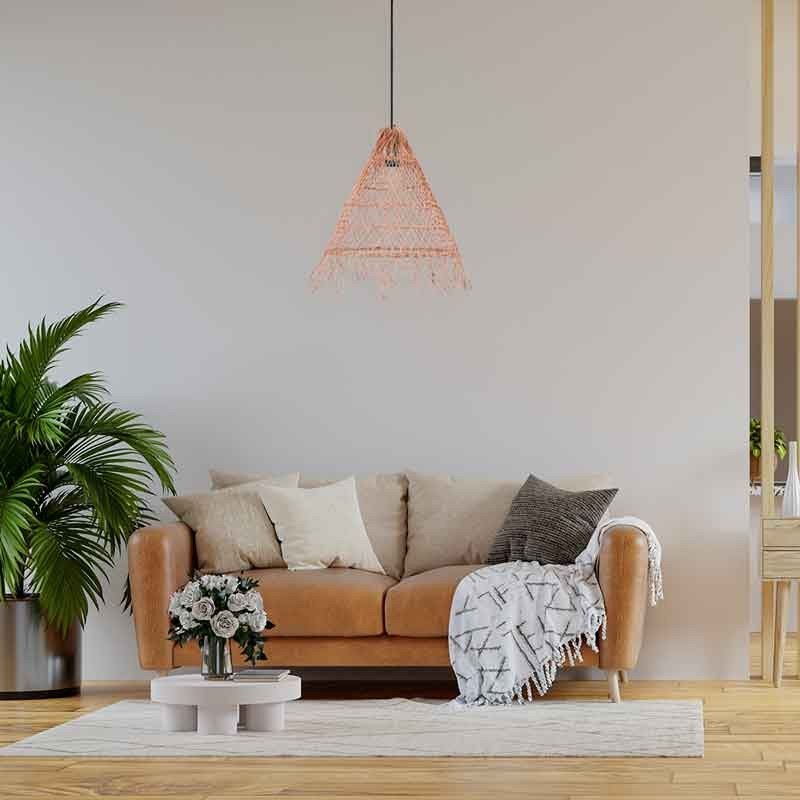 Suspension en osier "Willow" 60cm E27 – Naturelle 4 Suspension en osier "Willow" 60cm E27 – Naturelle – Image 4