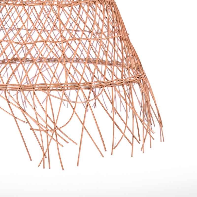 Suspension en osier "Willow" 60cm E27 – Naturelle 6 Suspension en osier "Willow" 60cm E27 – Naturelle – Image 6