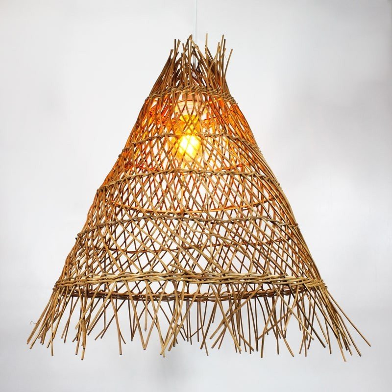 Suspension en osier "Willow" 60cm E27 – Naturelle 9 Suspension en osier "Willow" 60cm E27 – Naturelle – Image 9