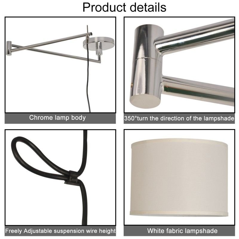 Suspension avec bras articulé "Neck" - Compatible E27 8 Suspension avec bras articulé "Neck" - Compatible E27 – Image 8