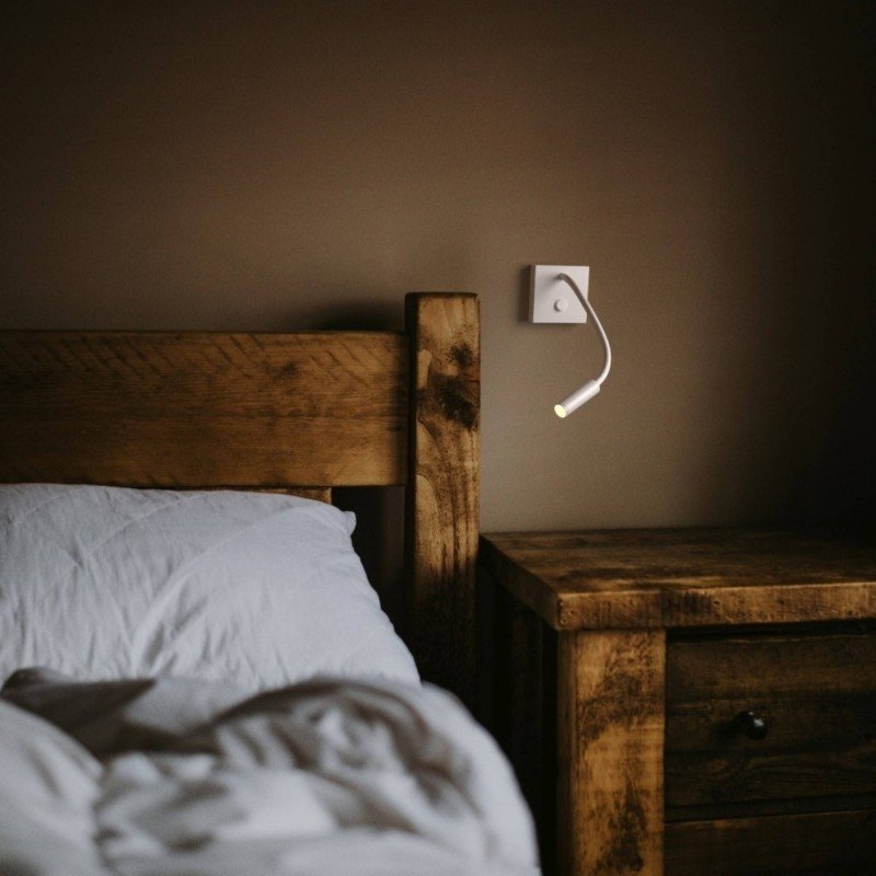Liseuse LED "Hale" 3W - Blanc chaud 2800K 2 Liseuse LED "Hale" 3W - Blanc chaud 2800K – Image 2