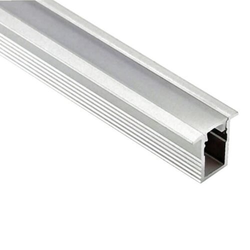 Profilé aluminium encastrable LED 13×12 mm – Professionnel – 2 m