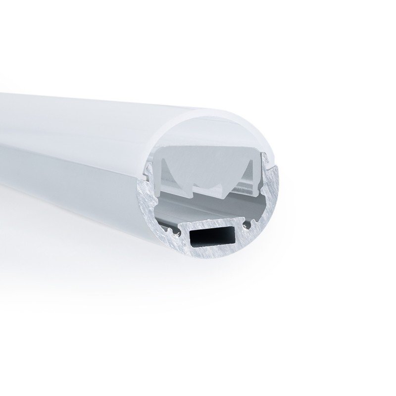 Profilé LED Ø28mm 2m – Professionnel – Surface 2 Profilé LED Ø28mm 2m – Professionnel – Surface – Image 2