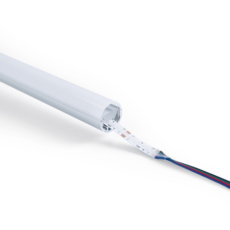 Profilé LED Ø28mm 2m – Professionnel – Surface 8 Profilé LED Ø28mm 2m – Professionnel – Surface – Image 8