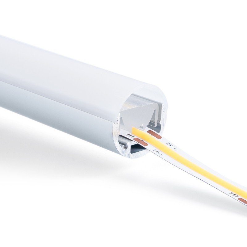 Profilé LED Ø28mm 2m – Professionnel – Surface 10 Profilé LED Ø28mm 2m – Professionnel – Surface – Image 10