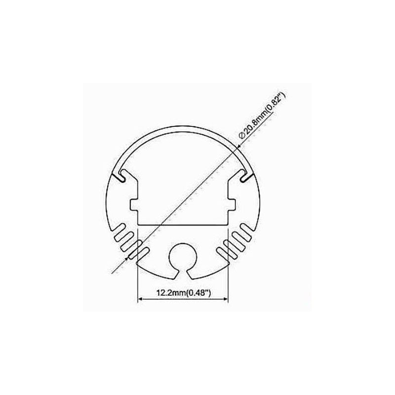 Profilé LED suspendu 21mm – Ultra – Aluminium 2m 5 Profilé LED suspendu 21mm – Ultra – Aluminium 2m – Image 5