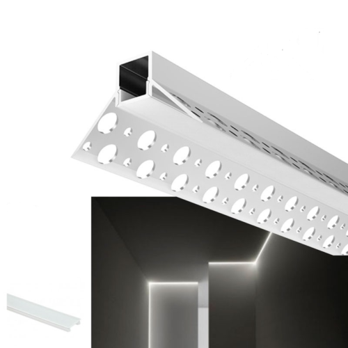 Profilé LED Angle 46x26mm 2m – Professionnel – Diffuseur Inclus