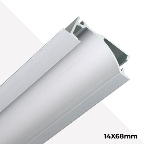 Profilé lèche mur LED – Garanti 14x68mm – Éclairage indirect