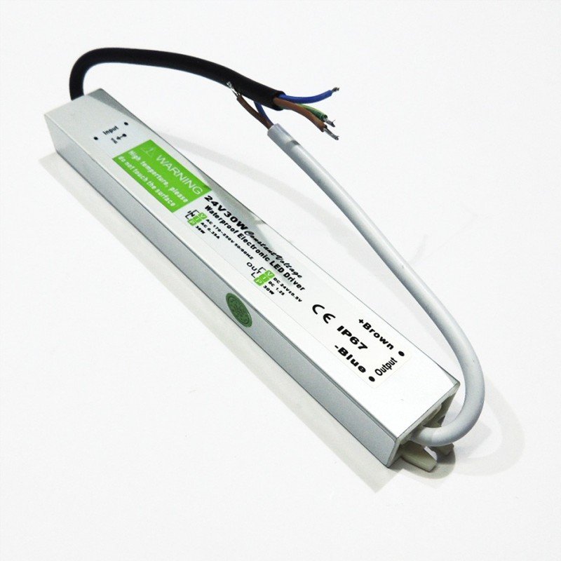 Alimentation 30W 24V 1.25A - étanche IP67 2 Alimentation 30W 24V 1.25A - étanche IP67 – Image 2