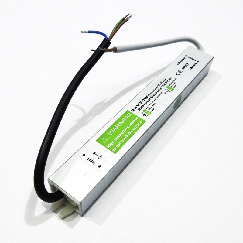 Alimentation 30W 24V 1.25A - étanche IP67 1 Alimentation 30W 24V 1.25A - étanche IP67