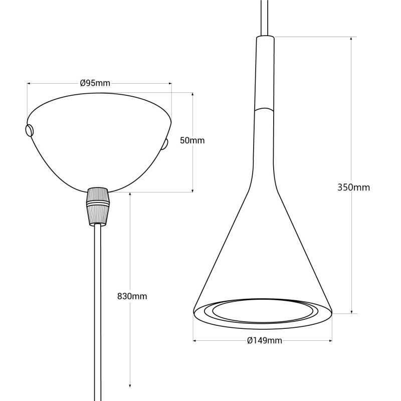 Suspension E27 "Calyx" - Design moderne 17 Suspension E27 "Calyx" - Design moderne – Image 17